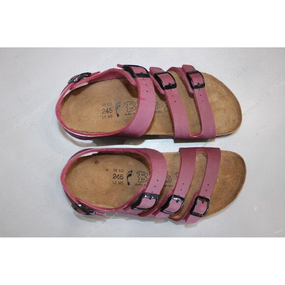 Birkenstock Birki’s Ellice Sandals Womens 7 EU 38 Narrow Triple Strap Slingback - Picture 7 of 9